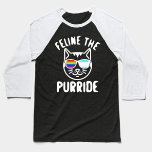 Feline The Purride Baseball T-Shirt